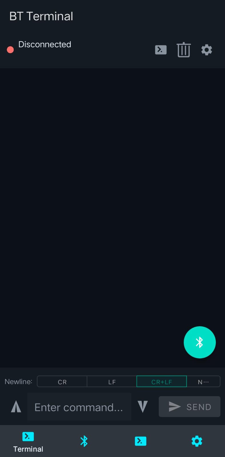 Bluetooth Terminal App